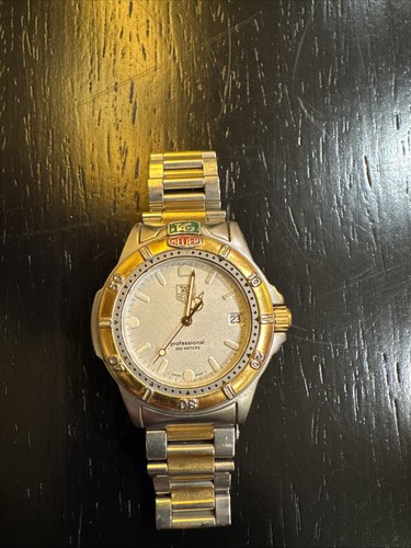 TAG Heuer Professional 4000 995.706K 38mm Quartz Men's Watch, needs battery, US