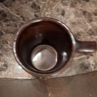 Vintage Brown Drip Glazed Coffee Mug — photo 2