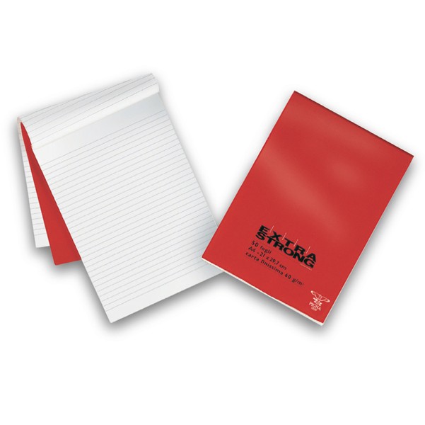 Blocco Collato Extra Strong Pigna - A4 - Bianco - 50 Fogli - 0208522BI (Conf. 10