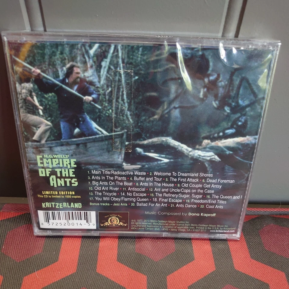 Empire Of The Ants Soundtrack CD New Sealed Excellent Condition Dana Kaproff  - Image 2 of 4