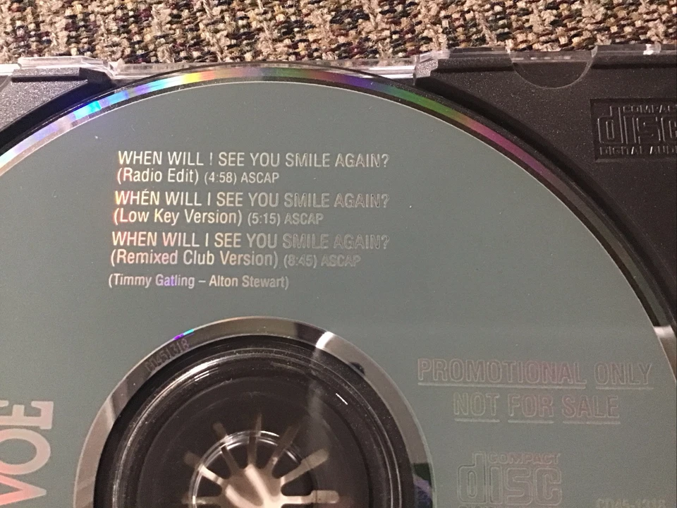 BELL BIV DEVOE WHEN WILL I SEE YOU SMILE AGAIN OOP 1991 CD PROMO SINGLE 3TRX MCA Foto 4 de 4