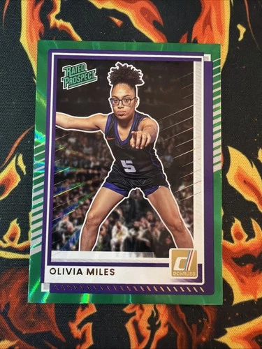 Olivia Miles 2025 Donruss Olivia Miles Green