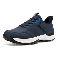 FitVille Mens Golf Shoes Wide Fit Professional Spiked Outdoor Golf Trainers 7-13