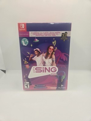 Let's Sing 2025 2-Mic Bundle (Nintendo Switch) BRAND NEW Sealed