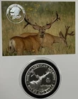 Utah Archery Record American Hunting Proof Coin 1 Troy Oz .999 Fine Silver Round