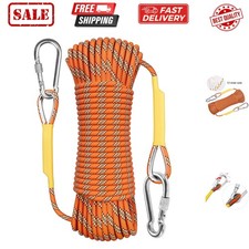 Outdoor Climbing Rope 10M32ft 20M64ft 30M96ft 50M160ft 70M230ft 152M500FT 352...