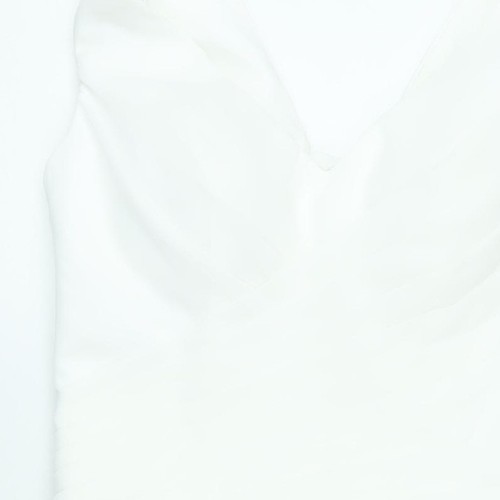 Grace Karin Women's White V-Neck Dress, Size 8 - Picture 10 of 12