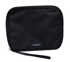 Vera Bradley Lighten Up Wipes Zip Wristlet Pouch Black New NWT