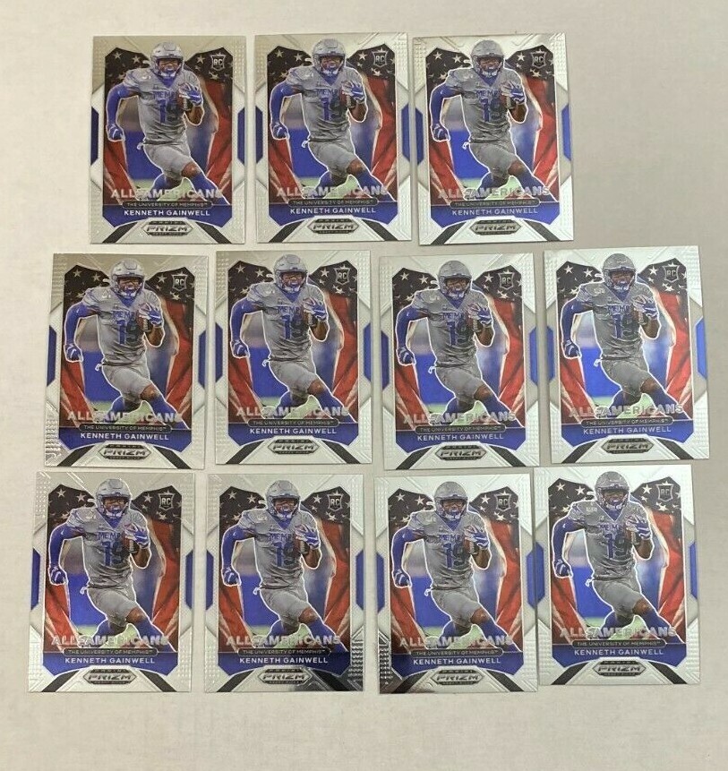 エレン・クラップサドル エンジェル・アルファベット ジークレー版画 2021 Prizm Draft KENNETH GAINWELL All Americans #194 - 11 Card Lot