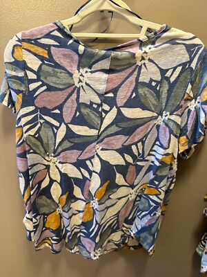 BRAND NAME  Women's XL /1X Summer tops 100% linen or cotton knit  pullovers-NWT!