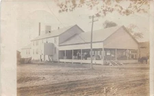 DC1/ Hiram Ohio RPPC Postcard c1910 Warehouse Crates Occupational 58