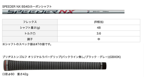 Bridgestone Golf B Series 233HF Iron #5 R Flex SPEEDER NX BS40i Graphite Shaft - Picture 11 of 12