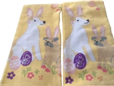 EASTER DOGS Easter towels Set of 2 cotton kitchen towels