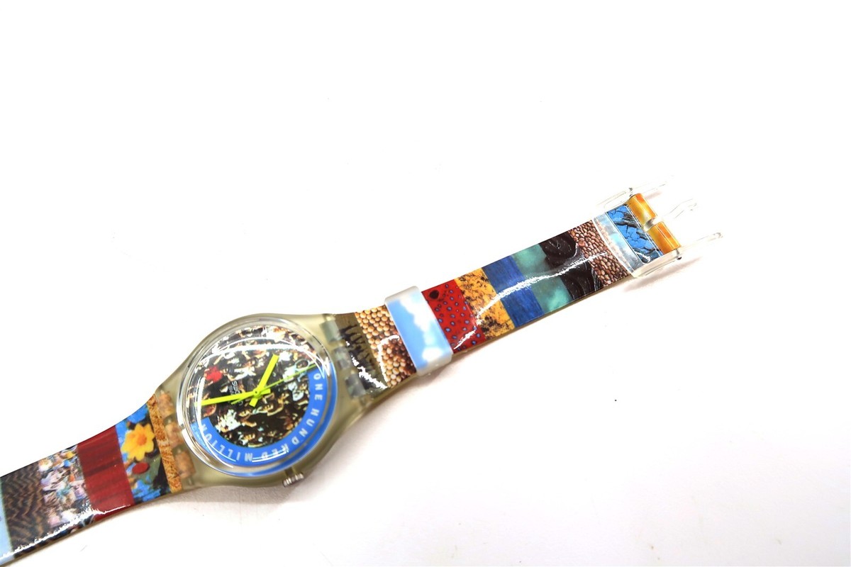 ほーりー　スウォッチ　1993年 Swatch Watch PEOPLE GZ126 New Old Stock 1993 with Case ~ One