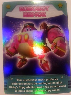 Kirby Planet Robobot Trading Cards Beam Bomb Cutter Spark Sword