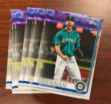 2019 Topps Update US11 Brandon Brennan 10 Count Rookie Card Lot Seattle Mariners