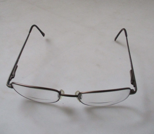 Hi-Society Mod. HS81014 SATIN BROWN Metal Eyeglasses Frame 140 New - Picture 7 of 11