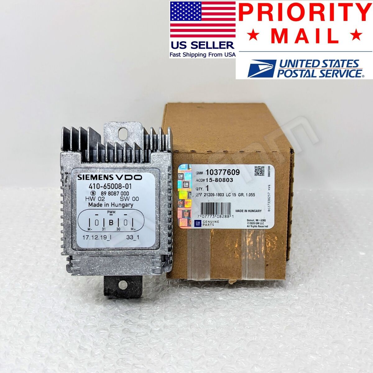*NEW & GENUINE* GM® Orig 15-80803 Engine Cooling Fan Module ACDelco® 10377609 *NEW & GENUINE* GM® Orig 15-80803 Engine Cooling Fan Module ACDelco® 10377609