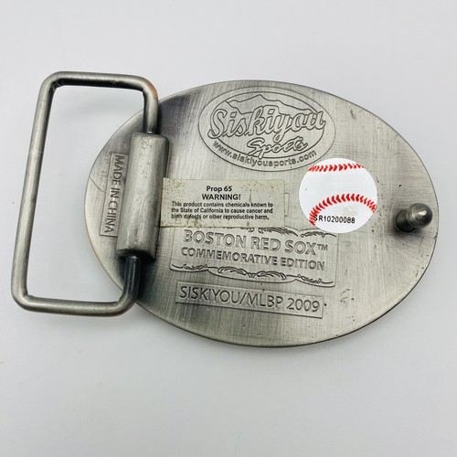 Boston Red Sox 3-D Metal Team Belt Buckle Commemorative Edition MLB Licensed - Picture 4 of 4
