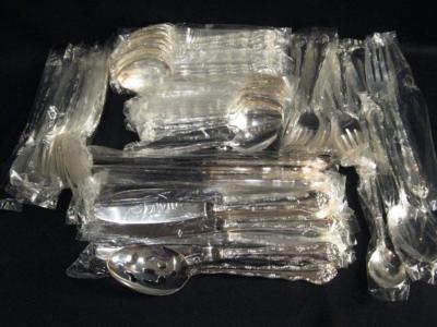 International E.P. Stainless Flatware - 64 Pieces New & Never Used!
