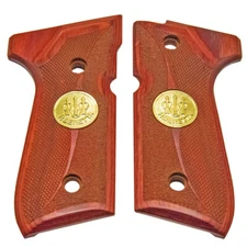 Superior Crafted Rosewood Pistol Grips for Beretta 92FS, M9, 92A1, 92G, 92D, 96