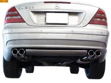 FOX Dublex Racinganlage ab Kat Mercedes CL Coupe C215 CL500 re li je 2x76mm