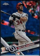 Bryce Harper 2017 Topps Chrome Sapphire Edition #34 /250 Nationals 