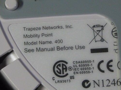 Trapeze MP-422B Wireless Access Point Dual Mode Mobility Point 400 - Picture 4 of 5