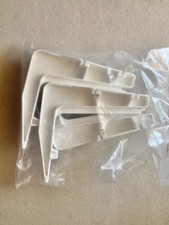 3 Blumenkastenhalter aus Kunststoff, H 15,5, B 14,5cm, neu und unbenutzt