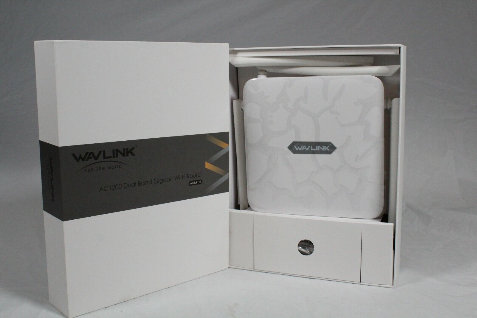 Wavlink AC1200 Dual Band Gigabit Wi-Fi Router, Aerial G2