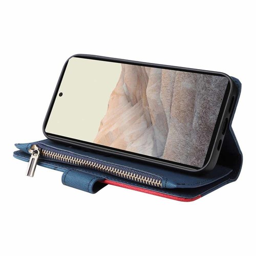 For Google Pixel 6 / 6 Pro Zipper Wallet Card Slot Flip Leather Phone Case Cover - Picture 7 of 48