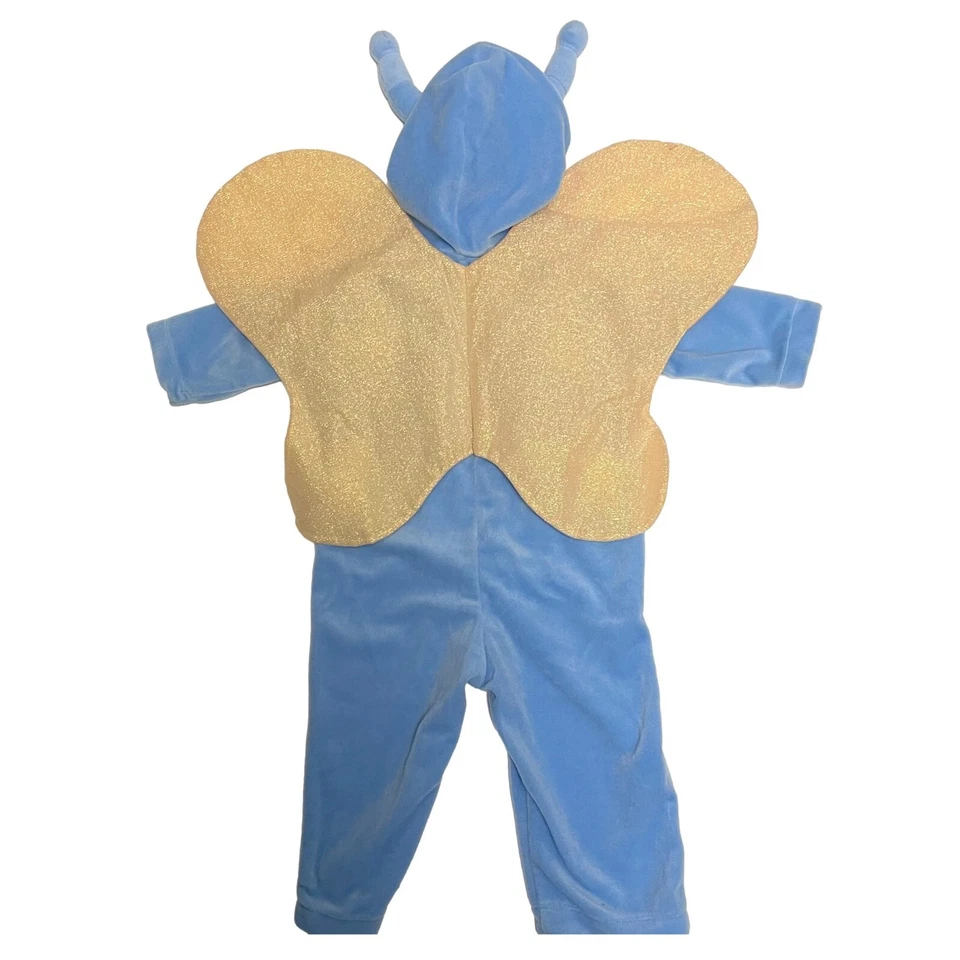 Babystyle младенца бабочка костюм для Хэллоуина 6-18 месяцев флис молнии с капюшоном - Изображение 2 из 4