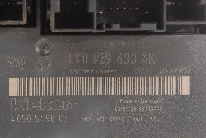 2005 Volkswagen Golf Comfort Body Module 1K0959433ak #9 - Imagem 3 de 3