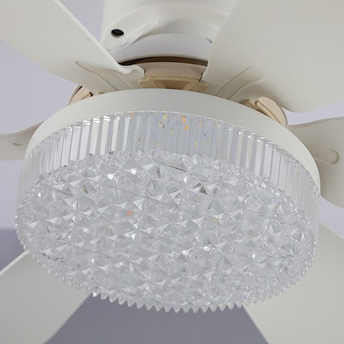 Crystal Ceiling Fans with Lights Dimmable 3 Speed Remote Control LED Ceiling Fan - Picture 11 of 27