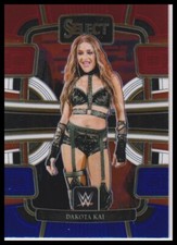 2024 Panini Select WWE - Concourse Dakota Kai #30 Red & Blue