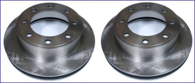 2X BREMSSCHEIBEN VORNE FÜR FORD EXCURSION 2000 - 2005 4WD 2001 2002 2003