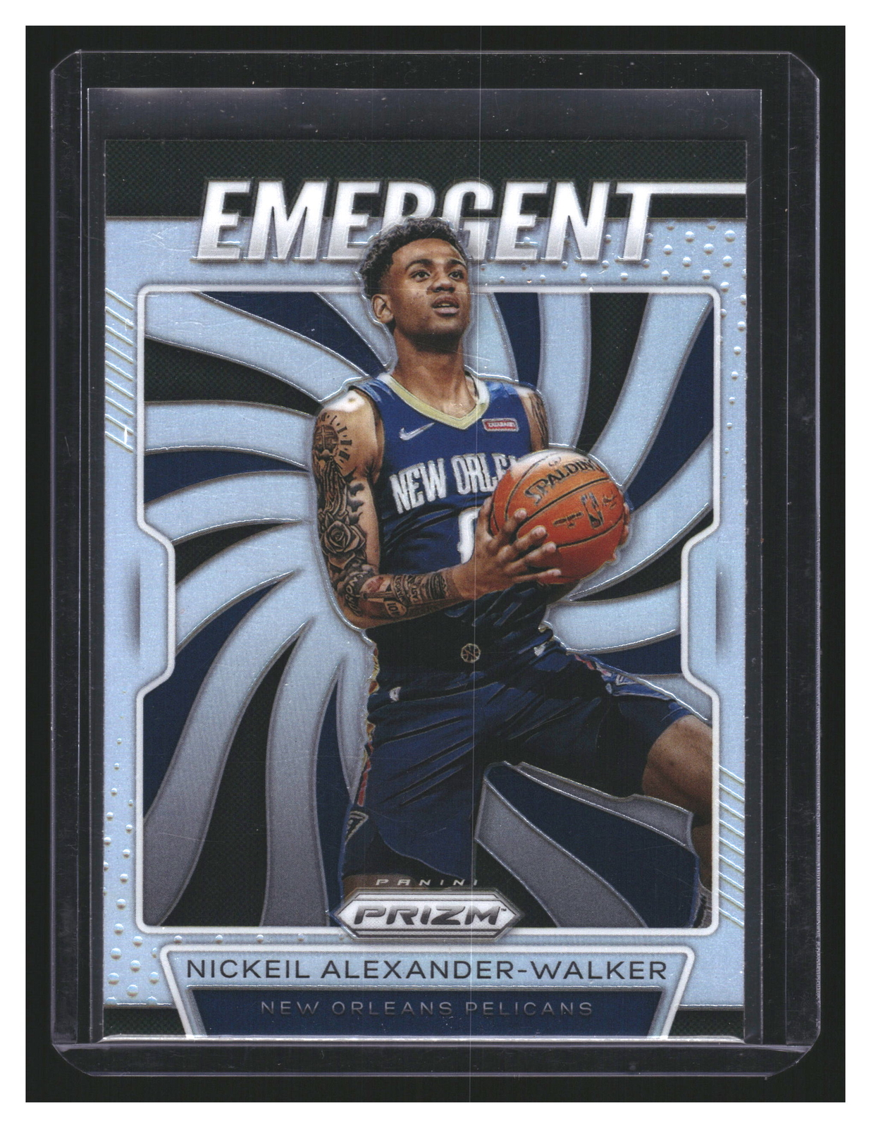 2019  Panini Prizm #16 Nickeil Alexander-Walker Silver Prizm   New Orleans NBA