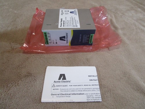 Acme Electric Dm1480125 Dc Power Supply 48 Vdc Power Rating 1.25 Amp