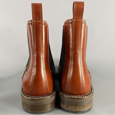 LANVIN Size 9 Cognac Brown Leather Pull On Boots LANVIN Size 9 Cognac Brown Leather Pull On Boots – Sui  main image 2