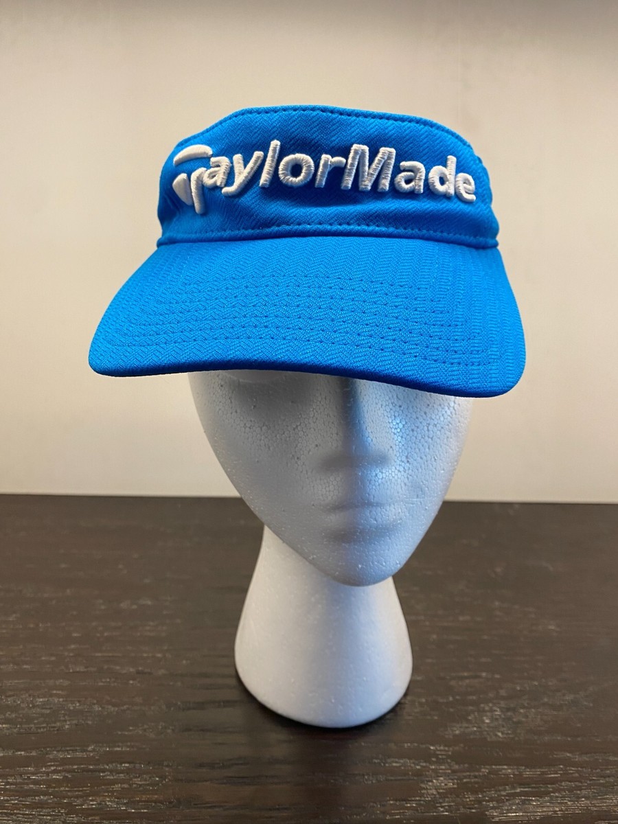 TaylorMade Hat Mens One Size Blue Visor Golf PSI M1 Strapback Travel OSFM