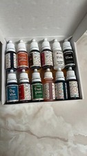 Juego de colorante de alimentos para pasteles de 12 colores x 10 ml para hornear decoración de pasteles alimentos comestibles G