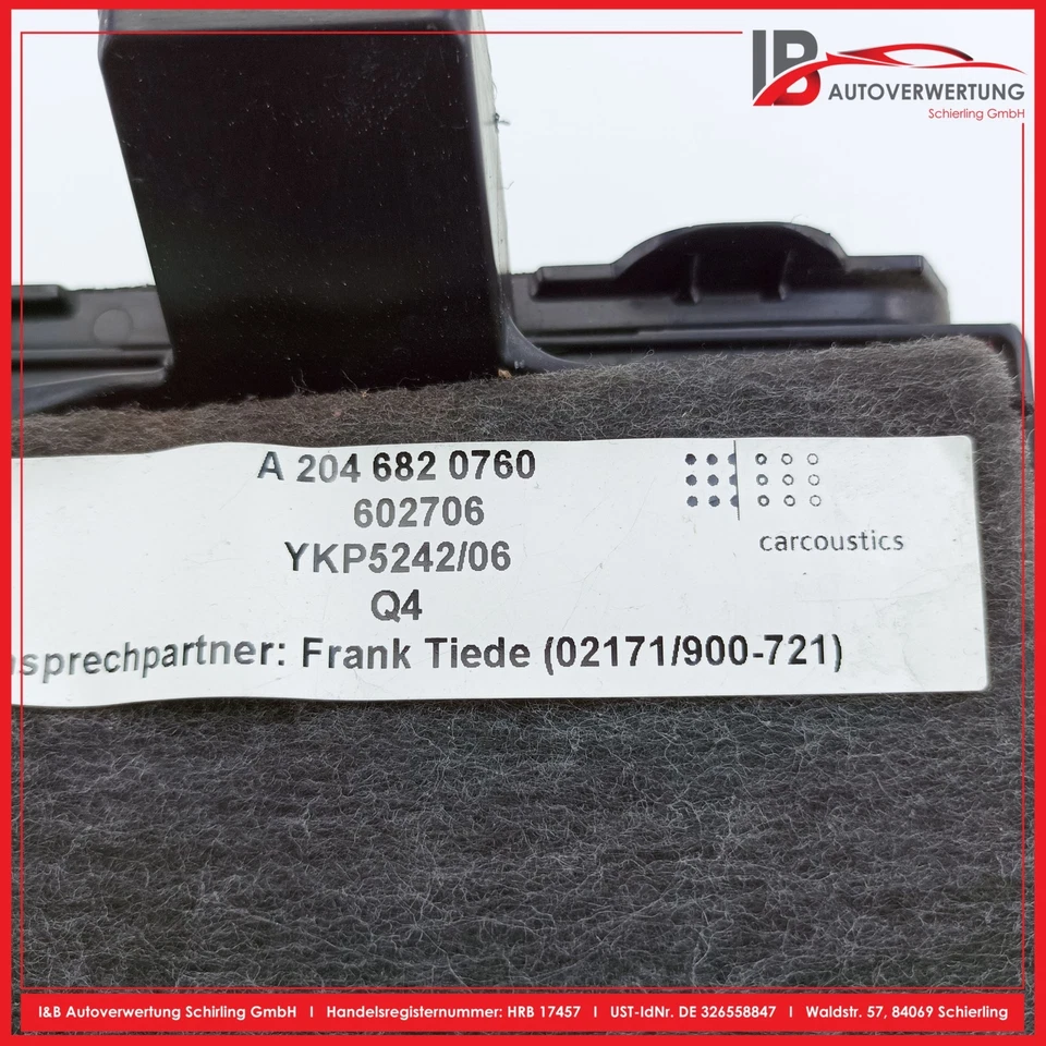 MERCEDES BENZ C-CLASS W204 C220 CDI AIR FILTER HOUSING A2046820760 602706 - Image 4 of 4