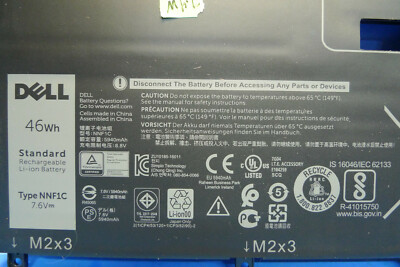 NEW Geniune Dell XPS 13 9365 2-in-1 4-Cell 46Wh Laptop Battery