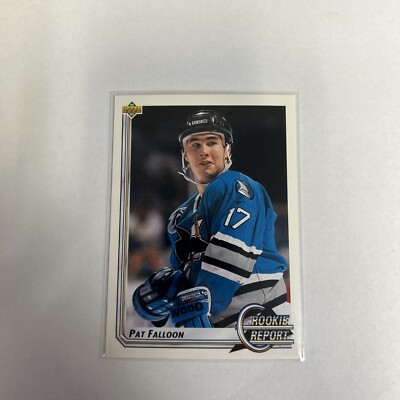 1992 Upper Deck Rookie Report #355 Pat Falloon San Jose Sharks Hockey ...