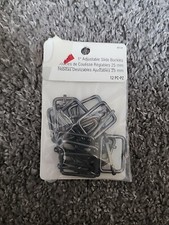 Dritz 1" Adjustable Slide Buckles, 12pc