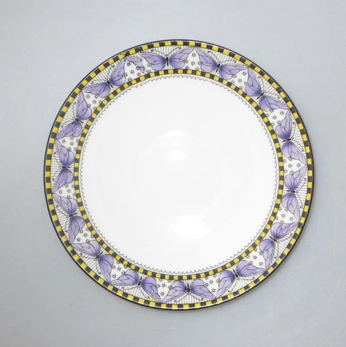 Shelley  - Purple Butterflies No 11241 - Saucer