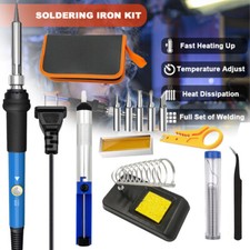 60W Electric Soldering Iron Welding Gun Tool Kit Solder Wire Desoldering Pump