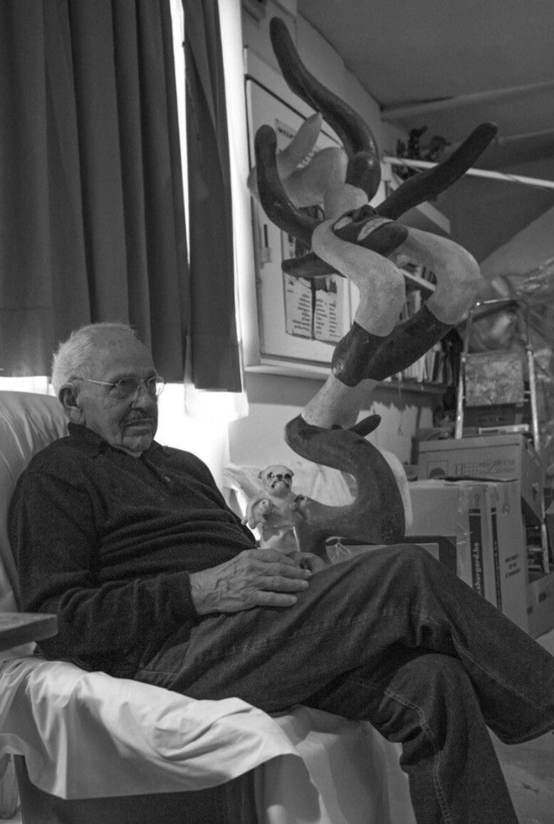 Charles SEMSER (1922-2011) Drawing 1964 Ink Signed Lady Parrot Vintage B51