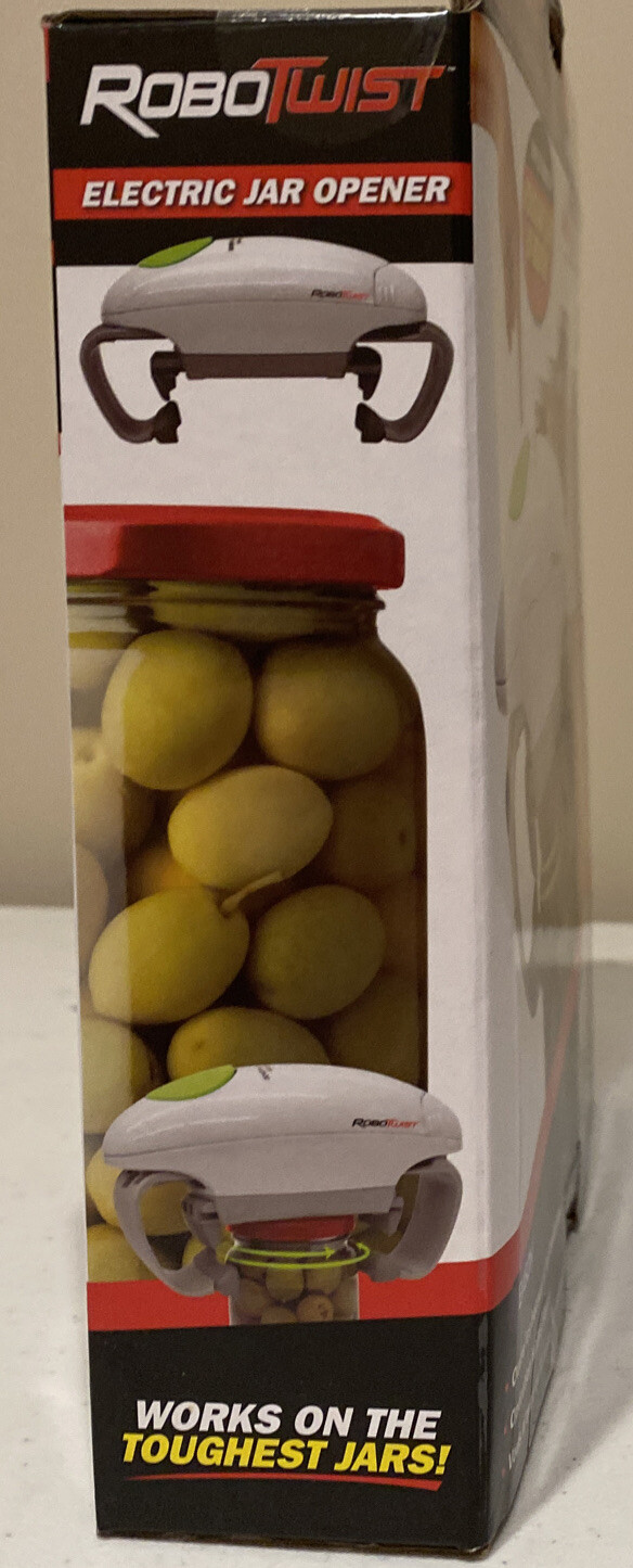 ROBO TWIST Electric Jar Opener/PushButtonAs Seen On TVHands Free New