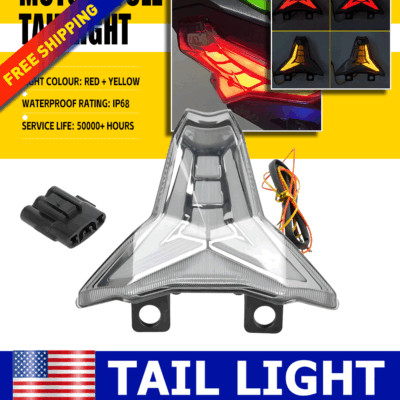 For Ninj ZX6R 2019-2025 Integrated LED Tail Light Brake Turn